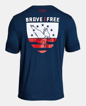 Men's UA Freedom USA Eagle T-Shirt 1 Color Available $18.75