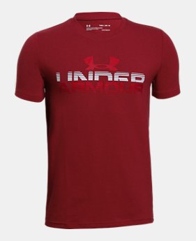 Boys' UA Horizon Logo T-Shirt 1 Color Available $19.99