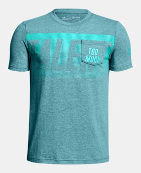 Boys' UA Too Much Talent T-Shirt LIMITED TIME: FREE SHIPPING 2 Colors Available $28