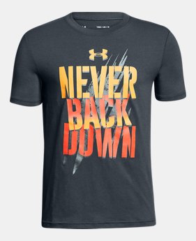 Boys' UA Never Back Down T-Shirt 1 Color $20