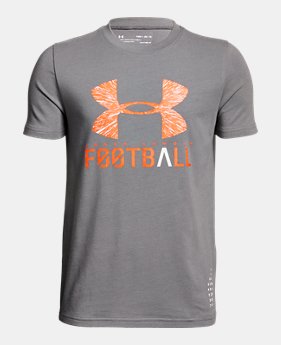 Boys' UA Football Lockup T-Shirt 1 Color $20