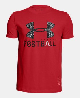 Boys' UA Football Lockup T-Shirt 2 Colors $20
