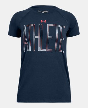 Girls' UA Athlete T-Shirt 1 Color $28