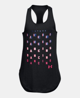 Girls' UA Rather Be Dancing Tank FREE U.S. SHIPPING 1 Color Available $20