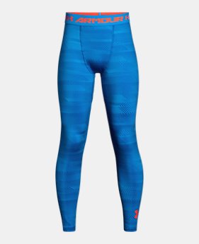 Boys' ColdGear® Armour Printed Leggings 3 Colors Available $29.99 to $37.49