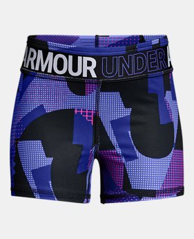 Girls' HeatGear® Armour Printed Shorty 1 Color $25