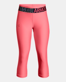 Girls' HeatGear® Armour Capris 3 Colors Available $30 to $30.99