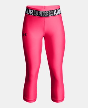Girls' HeatGear® Armour Capris 6 Colors $30