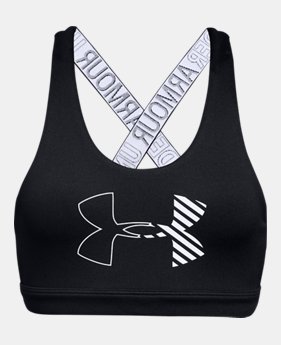 Girls' HeatGear® Armour Graphic Bra 2 Colors Available $25