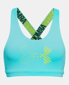 Girls' HeatGear® Armour Graphic Bra 1 Color Available $25