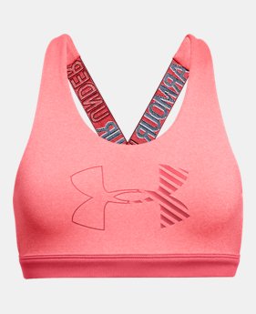 Girls' HeatGear® Armour Graphic Bra $25