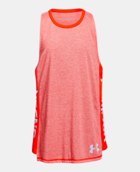 New to Outlet Girls' UA Siro Tank 1 Color Available $16.8