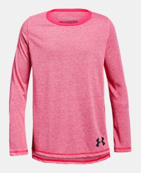Girls' UA Siro Long Sleeve 2 Colors Available $22.5