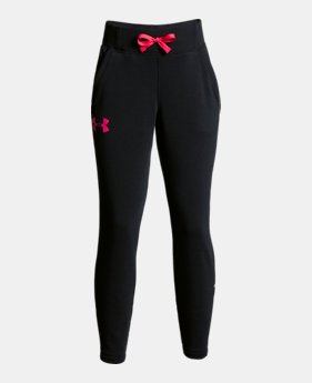 Girls' UA Microthread Terry Ankle Crop 1 Color Available $33