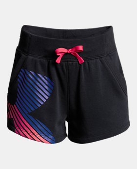 Girls' UA Microthread Terry Shorts 2 Colors $30