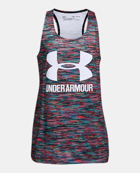 Girls' UA Big Logo Slash Tank $24.99