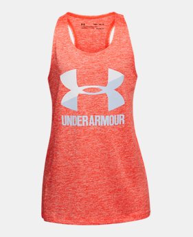Girls' UA Big Logo Slash Tank $24.99