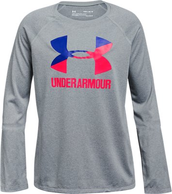 girls under armour tops