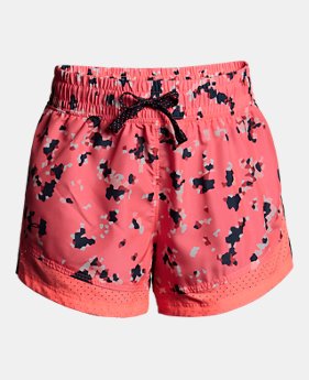 Girls' UA Sprint Printed Shorts 1 Color Available $18