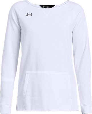 ua hustle fleece crew