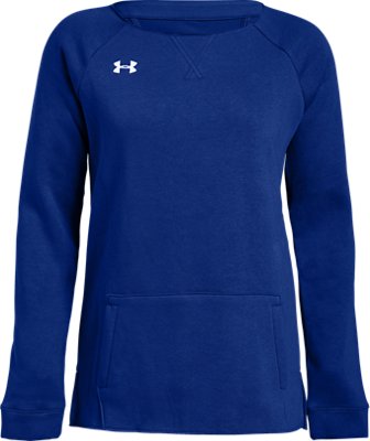 ua hustle fleece crew