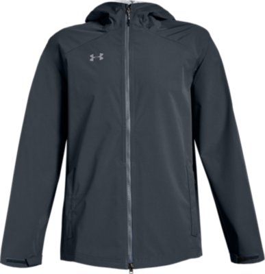 gray under armour jacket