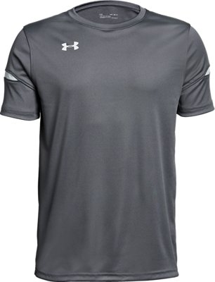 Under Armour Boys Workout Tee — 040-GRY/WHT