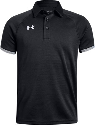 under armour black polo