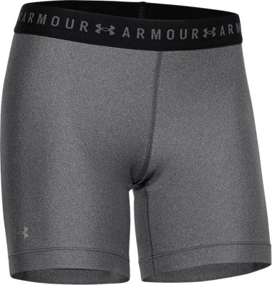 under armour heatgear compression shorts women's