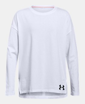 Girls' UA Finale Long Sleeve 1 Color $30