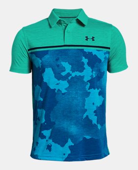 Boys' UA Bunker Polo 1 Color Available $40