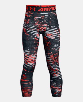 Boys' HeatGear® Armour ¾ Printed Leggings 3 Colors $34.99