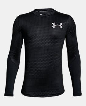 Boys' ColdGear® Armour Printed Crew 1 Color Available $45