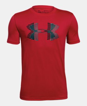 Boys' UA Tech™ Big Logo Solid T-Shirt 6 Colors $20