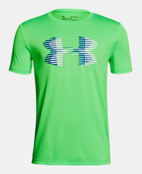 Boys' UA Tech™ Big Logo Solid T-Shirt 1 Color $20