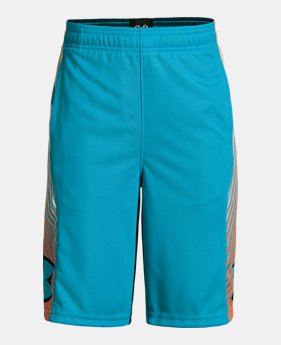 Boys' UA Space the Floor Shorts 2 Colors Available $30