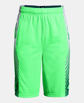 Boys' UA Space the Floor Shorts 1 Color $30