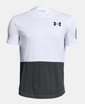 Boys' UA Baseline Short Sleeve Hoodie 1 Color $35