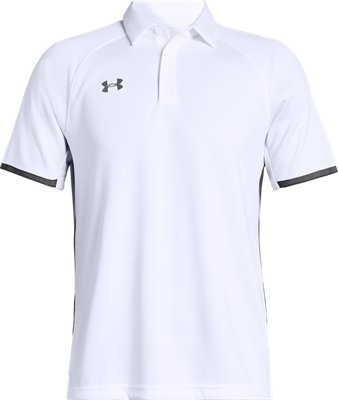 Men's UA Rival Polo, White, pdpMainDesktop image number 4