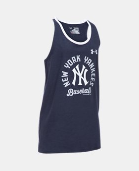 Girls' New York Yankees Ringer Tank 1 Color Available $18.74