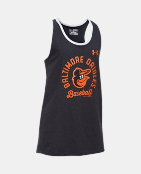 Girls' Baltimore Orioles Ringer Tank 1 Color $24.99