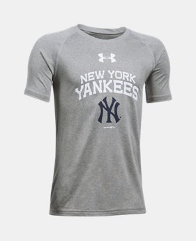 Boys' New York Yankees UA Tech™ T-Shirt 1 Color $24.99