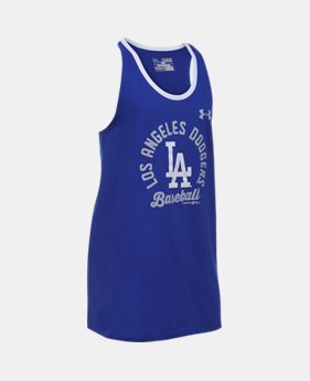 Girls' Los Angeles Dodgers Ringer Tank 1 Color Available $24.99