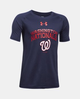 Boys' Washington Nationals UA Techâ„¢ T-Shirt 1 Color $24.99