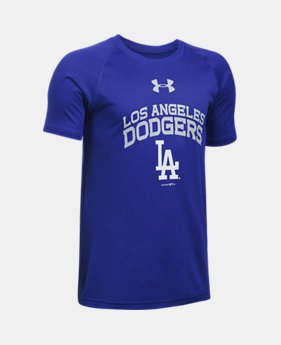 Boys' Los Angeles Dodgers UA Tech™ T-Shirt 1 Color $24.99