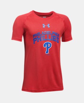 Boys' Philadelphia Phillies UA Tech™ T-Shirt 1 Color $24.99