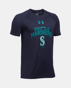Boys' Seattle Mariners UA Techâ„¢ T-Shirt 1 Color $24.99