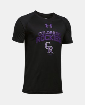 Boys' Colorado Rockies UA Tech™ T-Shirt 1 Color Available $24.99