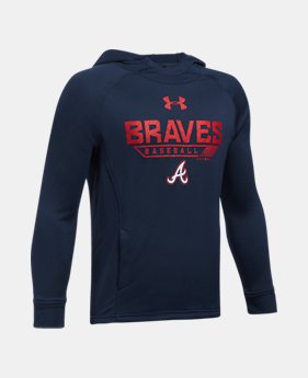 Boys' Atlanta Braves UA Techâ„¢ Hoodie 1 Color $49.99