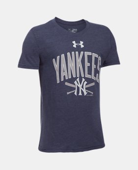 Boys' New York Yankees Tri-Blend T-Shirt LIMITED TIME: FREE SHIPPING 1 Color $29.99